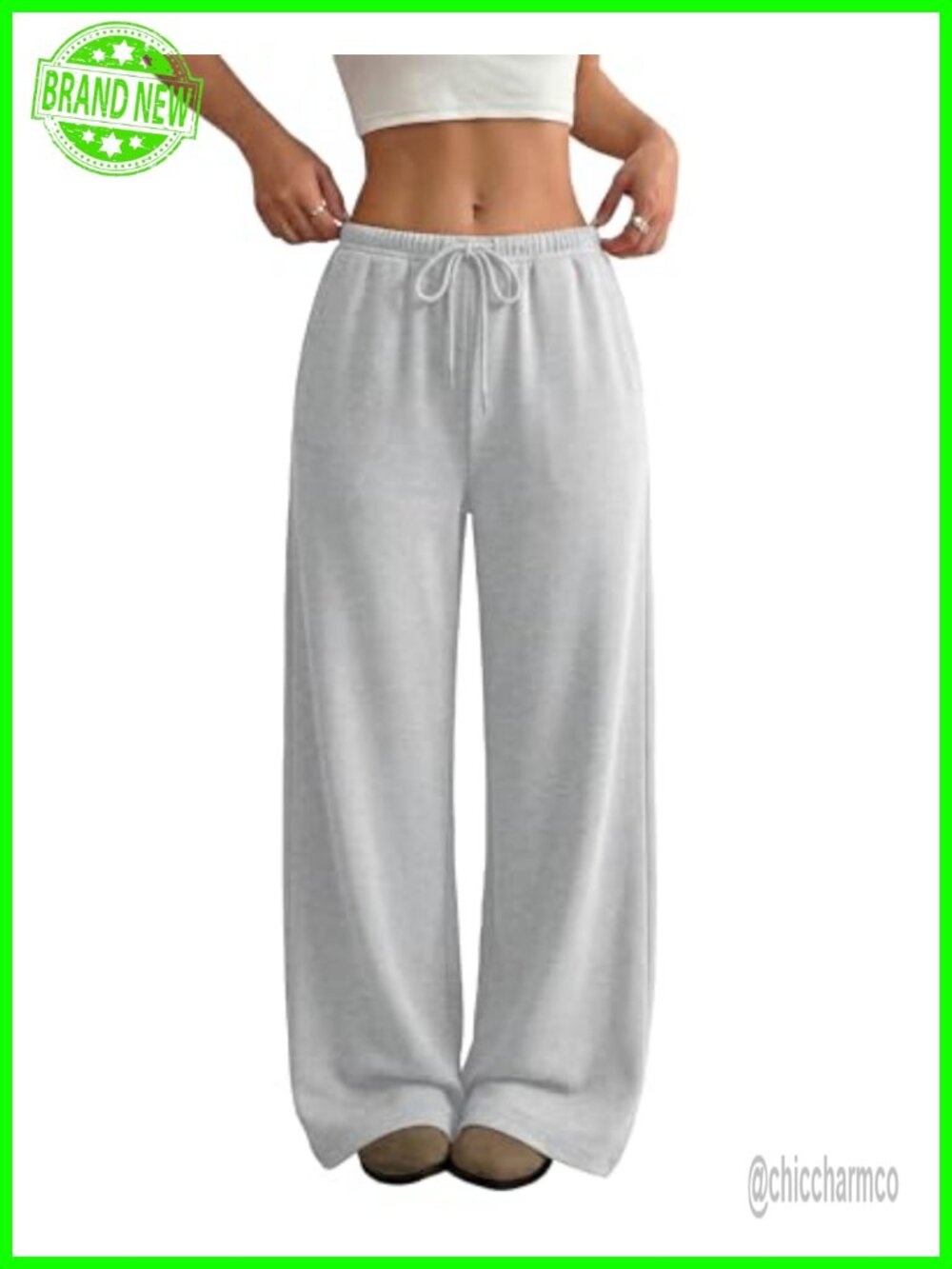 Wide Leg Sweatpants High Waisted Baggy Sweat Track Pants